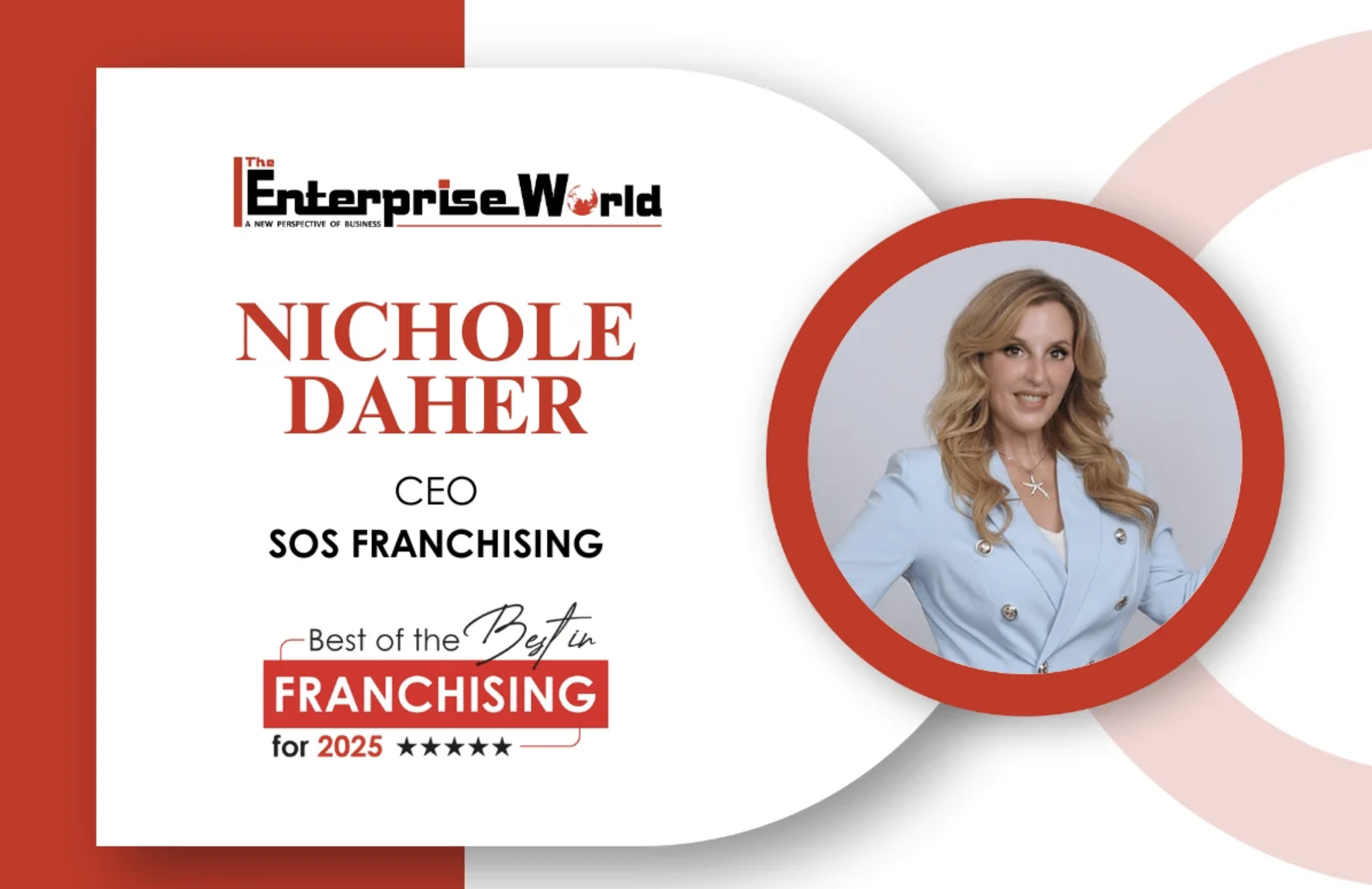 SOS Awarded Best of the Best in Franchising 2025